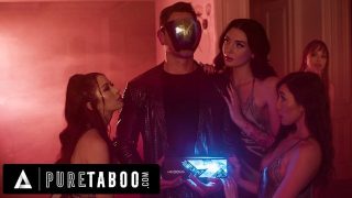 PURE TABOO Stud Has Lustful Dream With Wife’s Stepsisters Alex Coal, Maya Woulfe, & Charlotte Sins