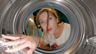 Typical Problems With Washing Machine – Girl loves feeling that dick deep in her pink wet pussy